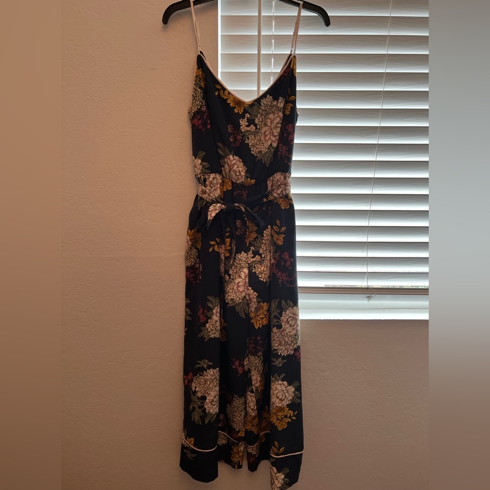 Keith Floral Wide Leg Jumpsuit - Medium